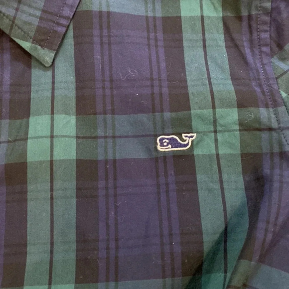 NWT Vineyard Vines Blackwatch Chilmark Classic Button Down in Jet Black - Picture 5 of 10